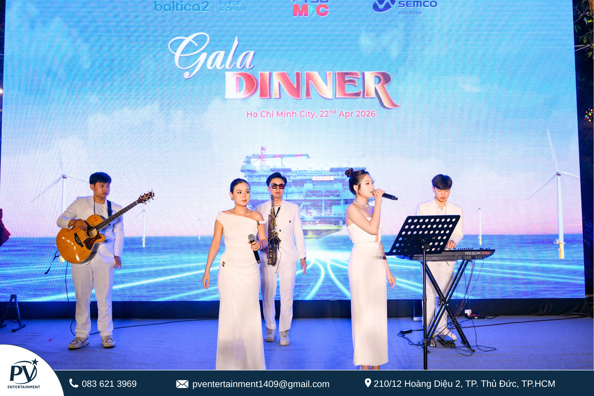Booking Ban Nhạc Gala Dinner